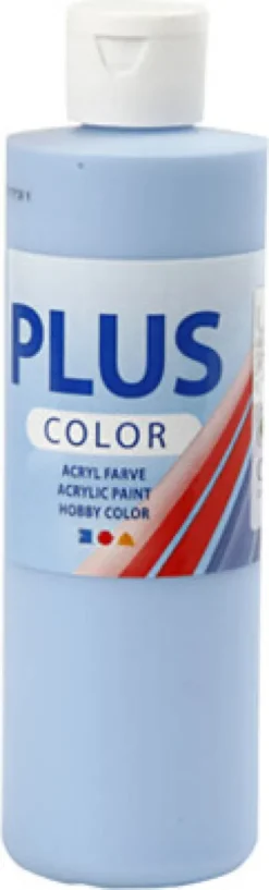 Plus Color Hobbymaling - Akrylfarve - Himmelblå - 250 ML