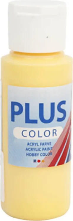 Plus Color Hobbymaling - Akrylfarve - Crocus Yellow - 60 ML