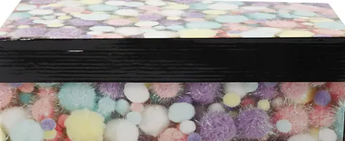 Pomponer - Ø 15-40 MM - Glitter - Pastelfarver - 400 G