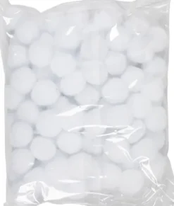 Pomponer - Ø 20 MM - Hvid - 100 Stk