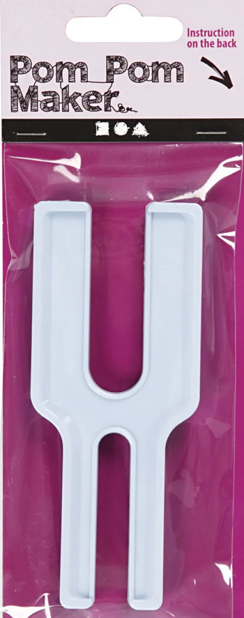 Pomponværktøj - L 12 CM - B 5 CM - 1 Stk