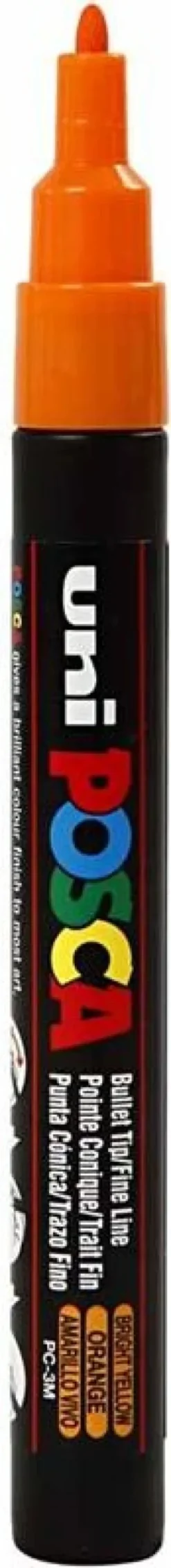 Posca Tusch - Nr. Pc-3M - Tykkelse 0,9-1,3 MM - Orange