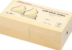 Post It Blokke - Sticky Notes - Str. 75X75 MM - 12 Stk