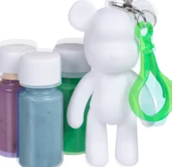 Pour Palz - DIY Paint Bear Keyring - 33130154