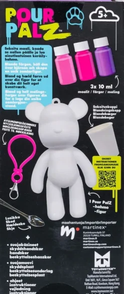 Pour Palz - DIY Paint Bear Keyring - 33130154