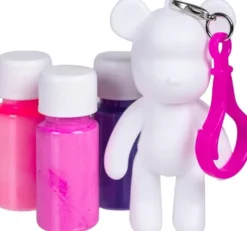 Pour Palz - DIY Paint Bear Keyring - 33130154