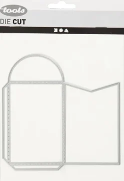 Præge- Og Skæreskabelon - Kuvert - Str. 8,5X5,5 CM