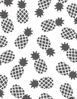 Prægeskabelon - Ananas - 11X14 CM - Tykkelse 2 MM