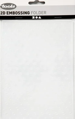 Prægeskabelon - Polka Prikker - 13X18,5 CM - Tykkelse 2 MM