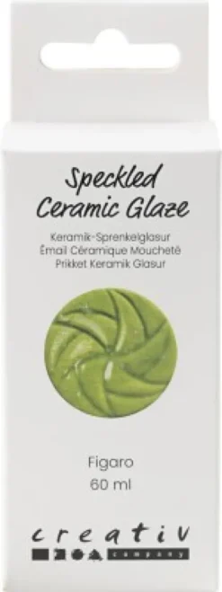 Prikket Keramik Glasur - 999-1060 C - Dækkende - Figaro - 60 ML
