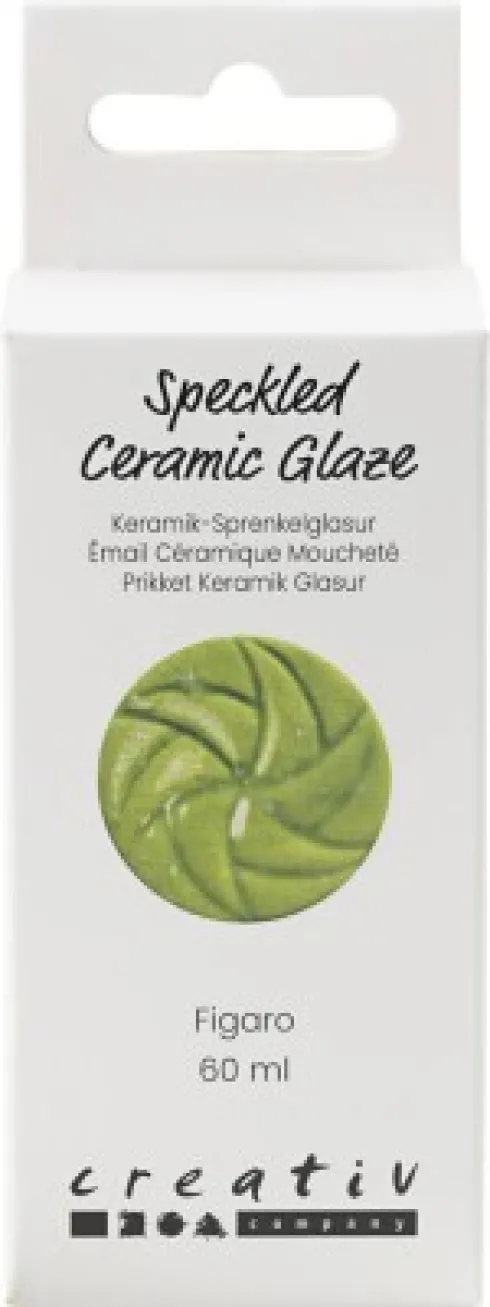 Prikket Keramik Glasur - 999-1060 C - Dækkende - Figaro - 60 ML