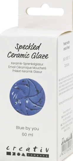 Prikket Keramik Glasur - 999-1060 C - Dækkende - Blue By You - 60 ML
