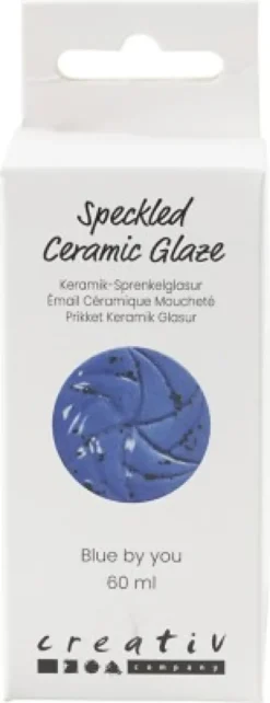 Prikket Keramik Glasur - 999-1060 C - Dækkende - Blue By You - 60 ML