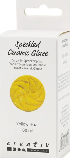 Prikket Keramik Glasur - 999-1060 C - Dækkende - Yellow Haze - 60 ML