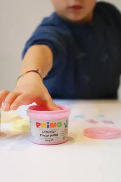 Primo - Fingermaling 6 Bøtter - Pastel