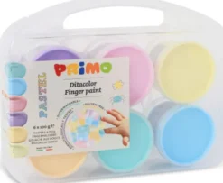 Primo - Fingermaling 6 Bøtter - Pastel
