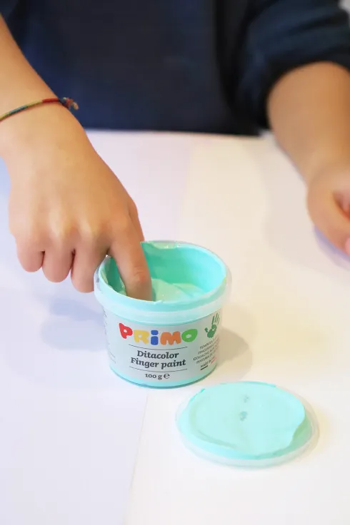 Primo - Fingermaling 6 Bøtter - Pastel