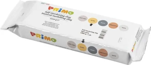 Primo Ler - Selvhærdende Ler - Gul Okker - 12X1000 G