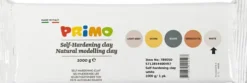 Primo Ler - Selvhærdende Ler - Hvid - 1000 G