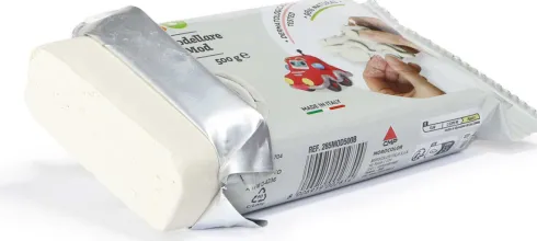 Primo - Selvhærdende Ler 500 G - Hvid