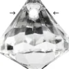 Prisme - Str. 17X16 MM - Hulstr. 1,2 MM - Blank Transparent - 43 Stk