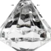 Prisme - Str. 27X30 MM - Hulstr. 2,5 MM - Blank Transparent - 8 Stk