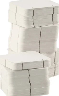 Pusle Konstruktionsbrikker - Str. 9,3X9,3 CM - Hvid - 200 Stk