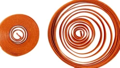 Quillingpapir - L 78 CM - B 5 MM - 120 G - Orange - Pink - Rød - Gul - 100 Stk