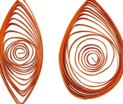 Quillingpapir - L 78 CM - B 5 MM - 120 G - Orange - Pink - Rød - Gul - 100 Stk