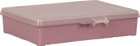 Raaco - Opbevaringsboks Med 7 Rum - 40X17,9X15,1 CM - Mørk Rosa