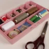 Raaco - Opbevaringsboks Med 9 Rum - 41X27,1X17,3 CM - Pink