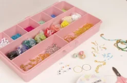 Raaco - Opbevaringsboks Med 9 Rum - 41X27,1X17,3 CM - Pink
