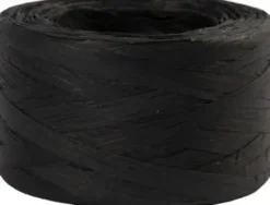 Raffia Papirgarn - B 7-8 MM - Sort - 100 M