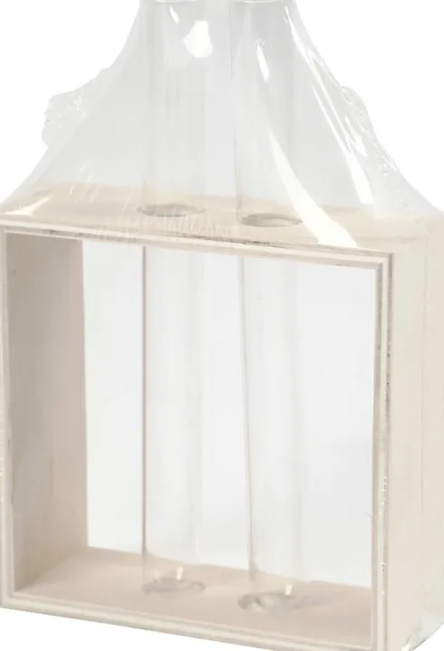 Reagensglasholder - H 10+15 CM - D 4 CM - B 10,5 CM - 1 Stk
