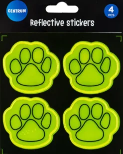 Refleks Sticker Sæt - 4 Stk 50 MM - Poter - Centrum