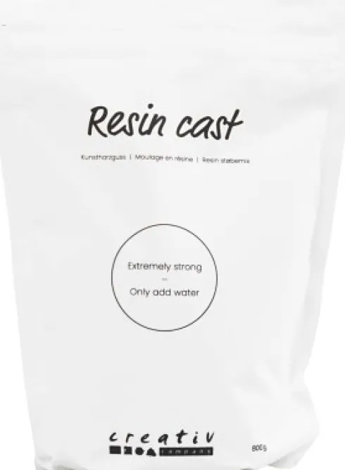 Resin Støbemix - Hvid - 800 G