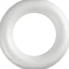 Ring Med Flad Bagside - Str. 30 CM - Tykkelse 40 MM - Hvid - 1 Stk