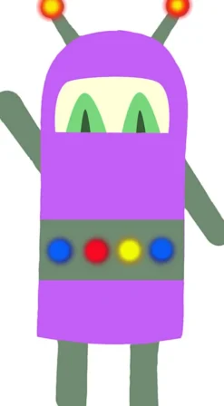 Robotter - H 22,5-24 CM - B 15-16 CM - 230 G - Hvid - 16 Stk