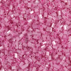 Rocaiperler - Glasperler - 2-Cut Ø 1,7 MM Hul 0,5 MM - Rosa - 500 G