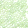Rocaiperler - Glasperler - Ø 3 MM Hul 0,6-1,0 MM - Soft Grøn - 25 G