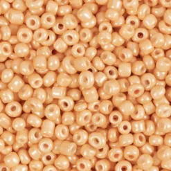 Rocaiperler - Glasperler - Ø 3 MM Hul 0,6-1,0 MM - Peach - 25 G