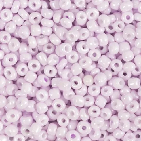 Rocaiperler - Glasperler - Ø 3 MM Hul 0,6-1,0 MM - Soft Rosa - 25 G