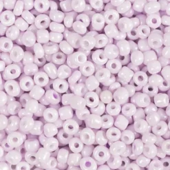 Rocaiperler - Glasperler - Ø 3 MM Hul 0,6-1,0 MM - Soft Rosa - 25 G