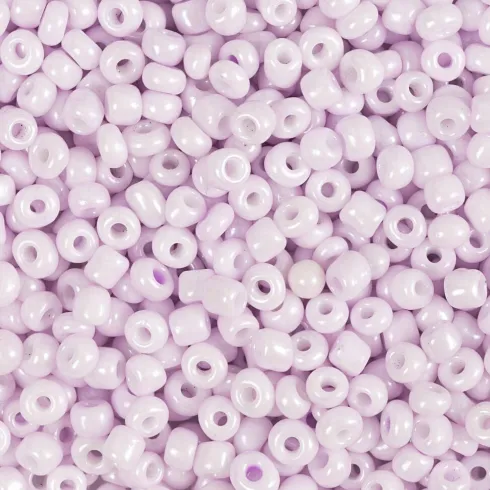 Rocaiperler - Glasperler - Ø 3 MM Hul 0,6-1,0 MM - Soft Rosa - 25 G