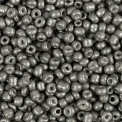 Rocaiperler - Glasperler - Ø 3 MM Hul 0,6-1,0 MM - Grå - 25 G