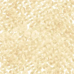 Rocaiperler - Glasperler - Ø 3 MM Hul 0,6-1,0 MM - Elfenben - 500 G