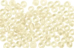 Rocaiperler - Glasperler - Ø 3 MM Hul 0,6-1,0 MM - Elfenben - 500 G