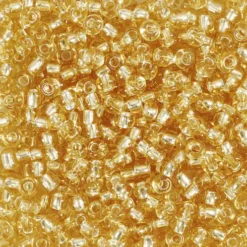 Rocaiperler - Glasperler - Ø 3 MM Hul 0,6-1,0 MM - Guld - 25 G