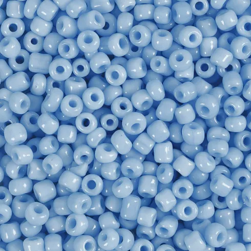 Rocaiperler - Glasperler - Ø 3 MM Hul 0,6-1,0 MM - Turkis - 25 G