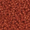 Rocaiperler - Glasperler - Ø 3 MM Hul 0,6-1,0 MM - Mørk Rød - 500 G